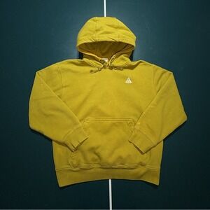 Nike ACG Hoodie Heavy Sweatshirt Mens Small Fleece Pullover Peat Moss CW4490-386